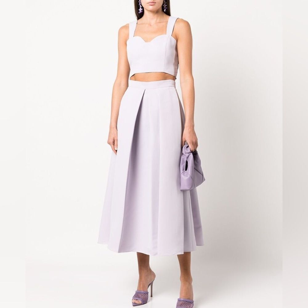 NWT Sachin & Babi Darcy Crop Top Violet Ice Size 4